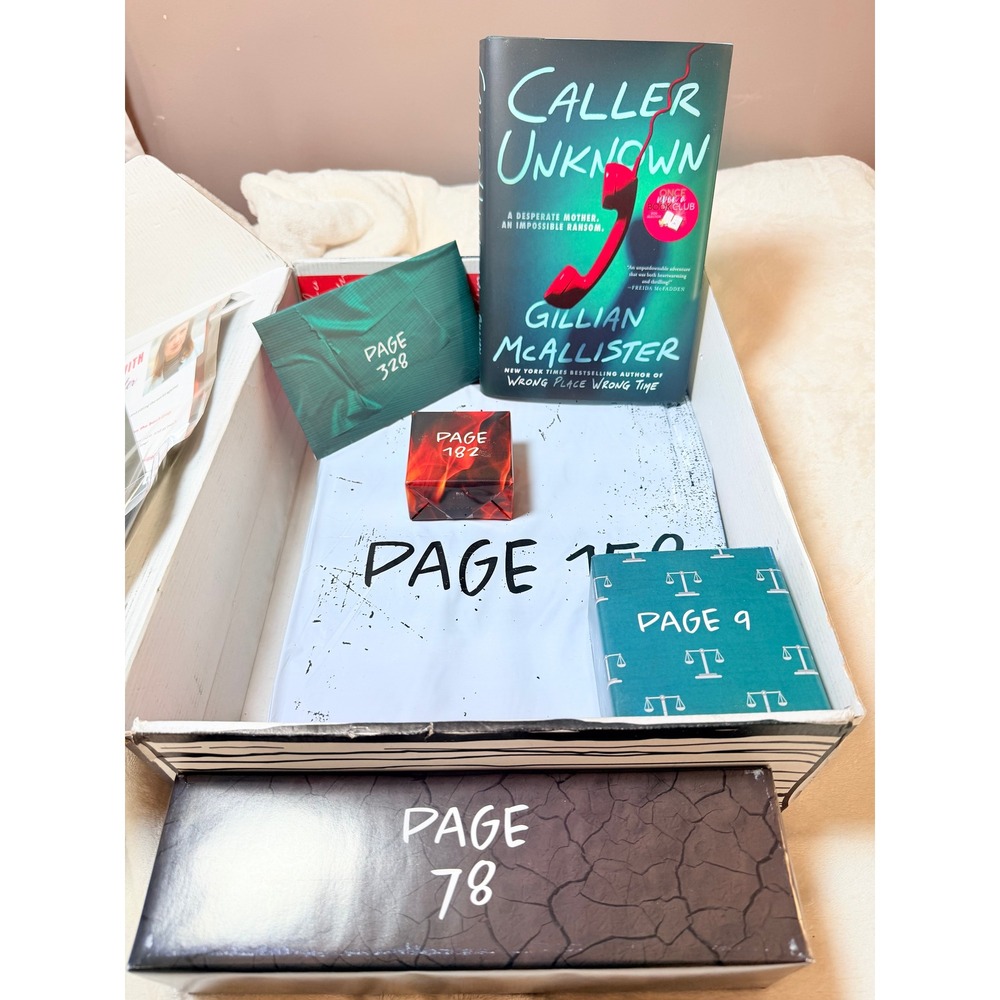 Once Upon a Book Club Summer Thrills Box Caller Unknown Gillian McAllister New
